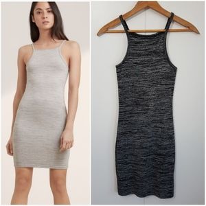 GOLDEN BY TNA XXS Noll Dress Heathered Grey Aritzia Size XXS